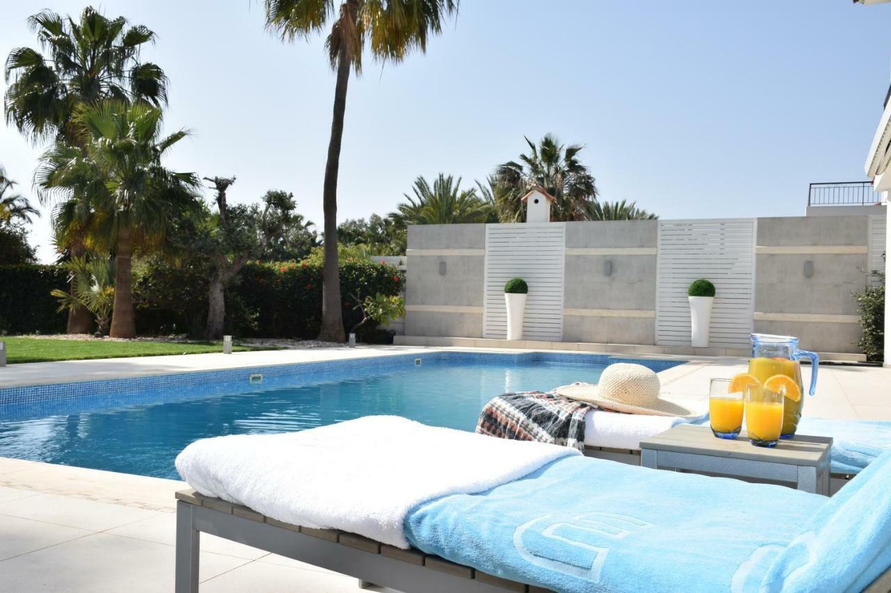 Deluxe First Line Villa Perivolia Exterior foto
